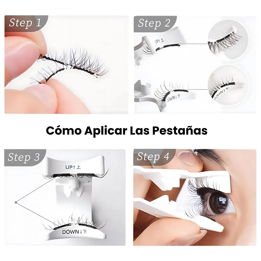 Pestañas Magnéticas Reutilizables | 3x1